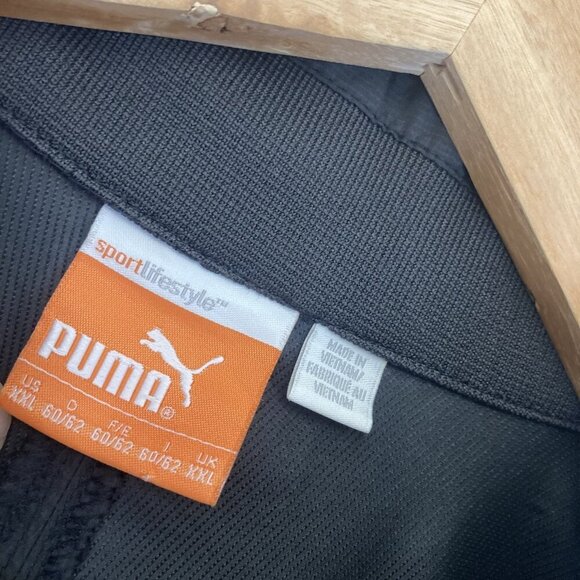 Puma Jacket Mens Size 2XL Black Lightweight Pullover Windbreaker Jacket Logo XXL - Picture 5 of 16